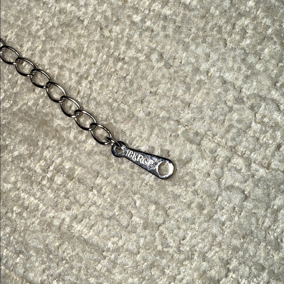 November birthstone Love Heart Pendant Necklace topaz - Infinity Amber / Brown - Picture 7 of 7